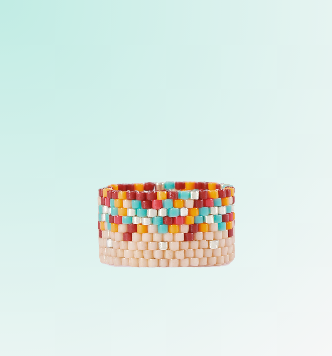 bead ring handmade bali